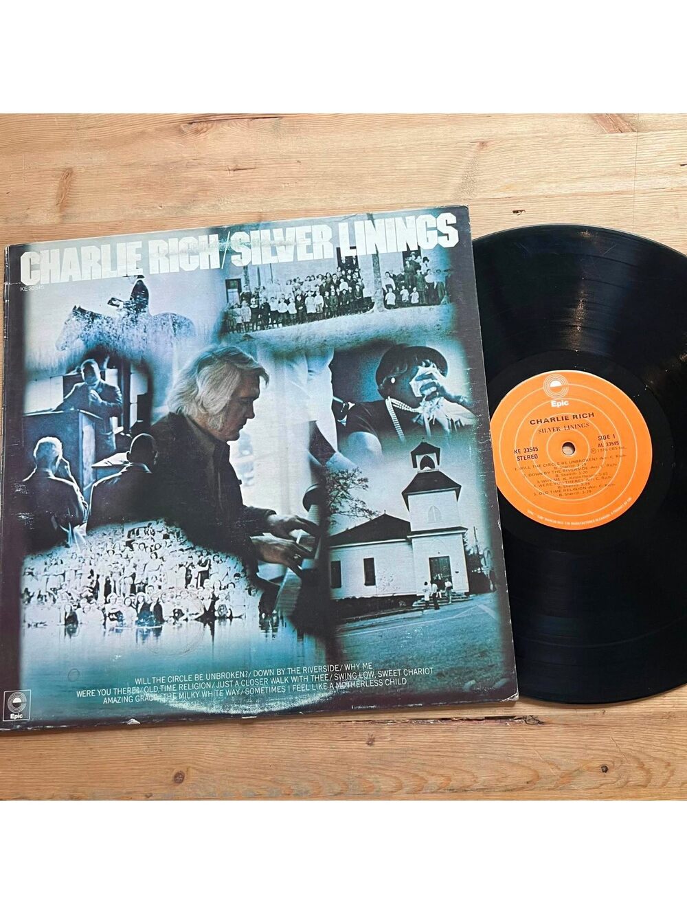Charlie Rich - Silver Linings 33rpm VG+ VR19
